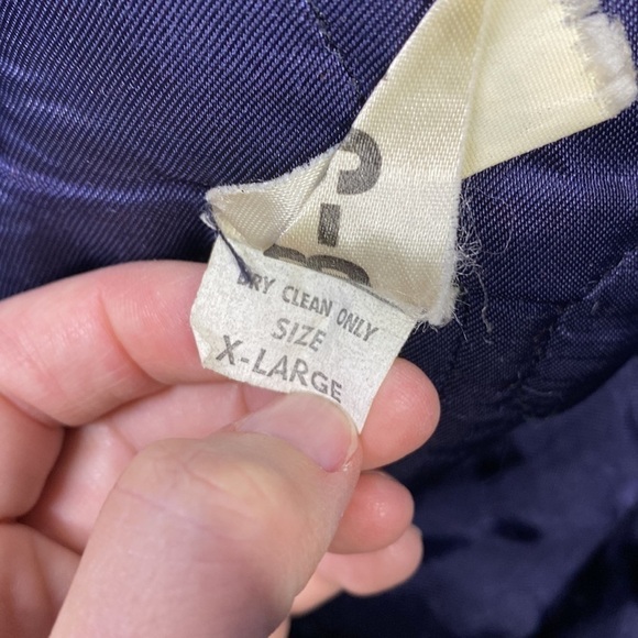 VINTAGE Military B-940 Blue Fur Hooded Puffer Puffy Jacket Men’s XL - Picture 11 of 15